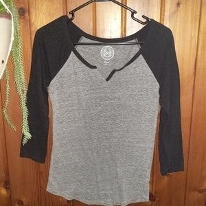 SO half sleeve baseball tee